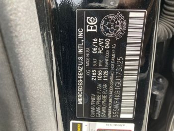Foreign Used 2016 Mercedes-Benz C-Class
