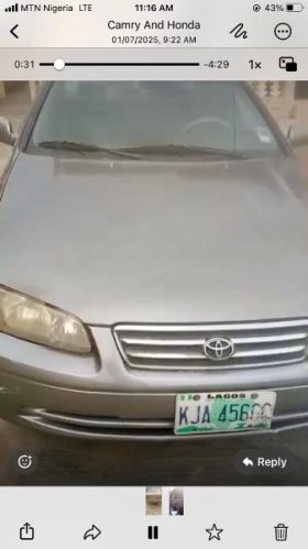 Nigeria Used 2000 Toyota Camry