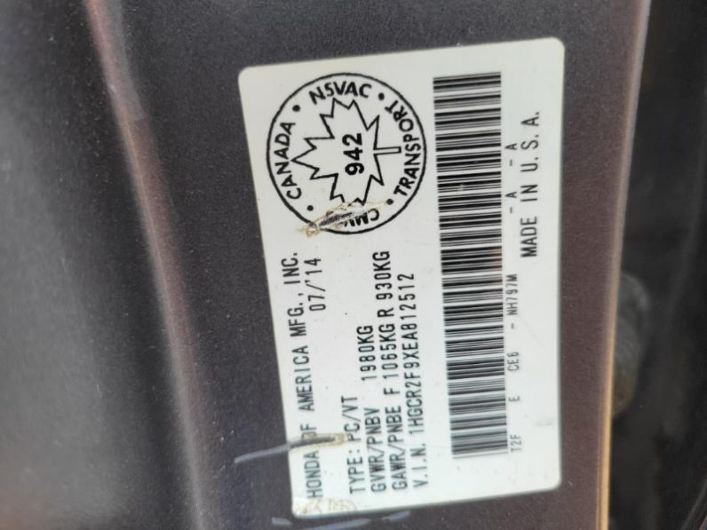 HONDA ACCORD (2015) FOREIGN USED, TOURING