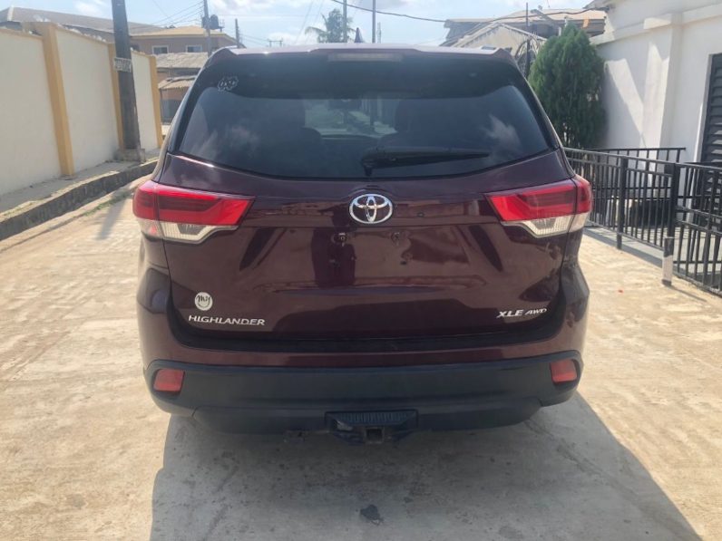 Foreign Used 2017 Toyota Highlander Hybrid