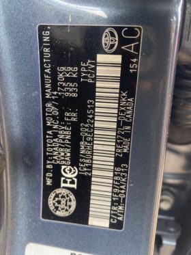 Foreign Used 2015 Toyota Corolla