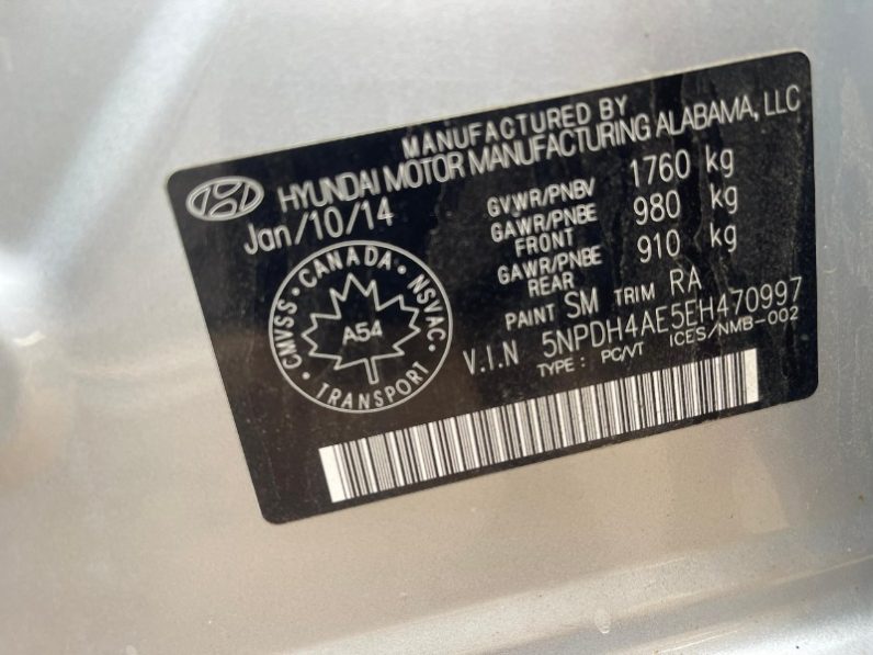 Foreign Used 2014 Hyundai Elantra